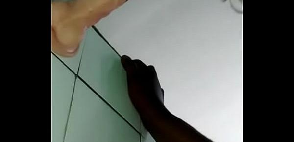  wild black girl suck her toy and get fucked by it